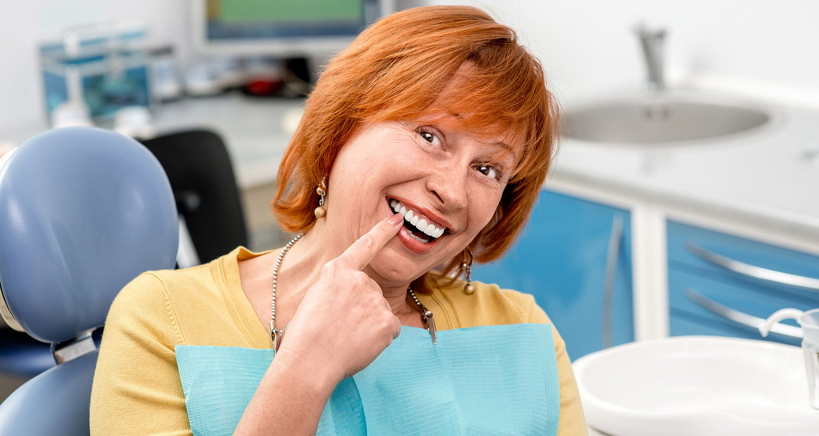 Dental implants patients after treatment